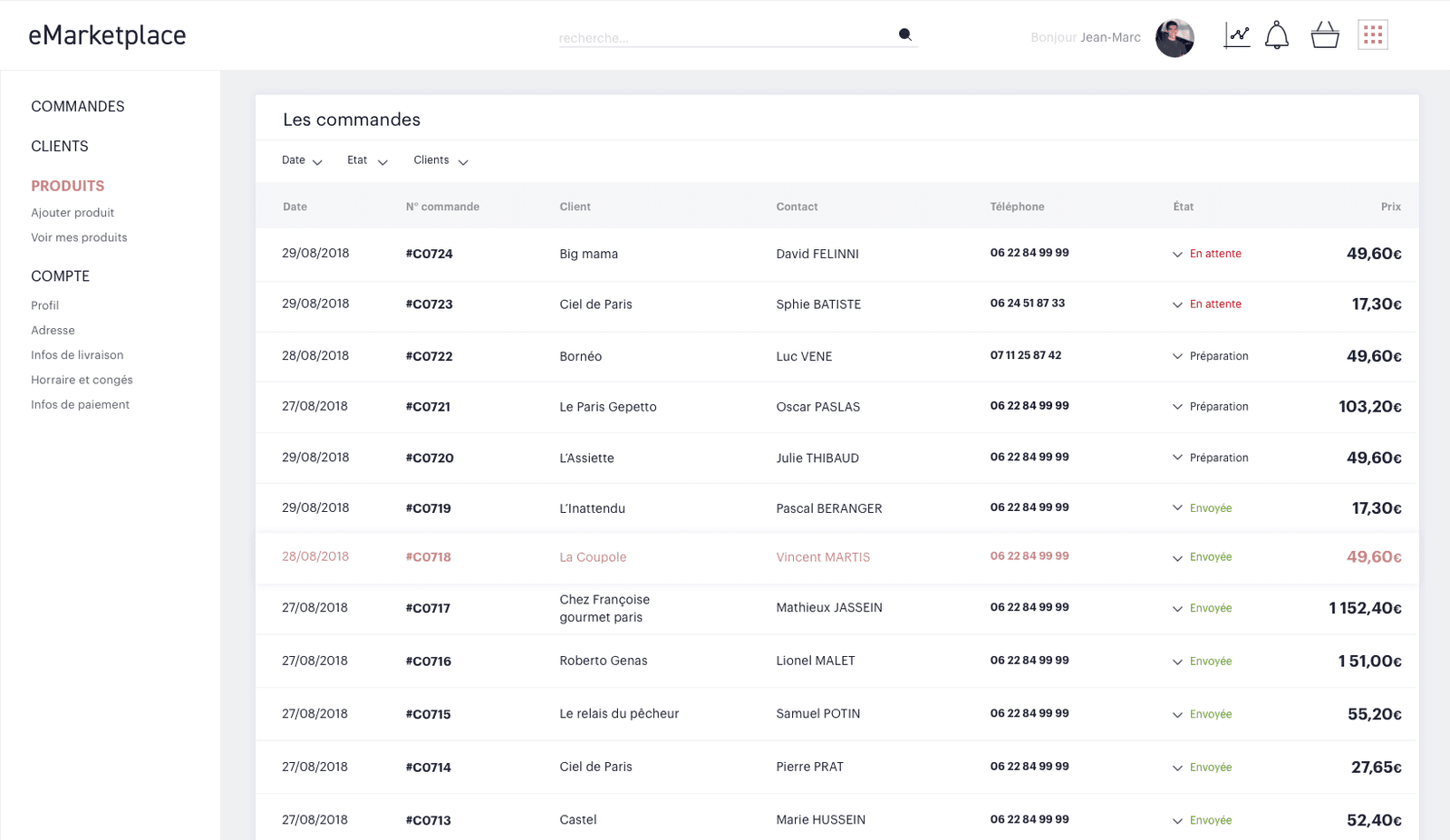 Image du projet Emarketplace