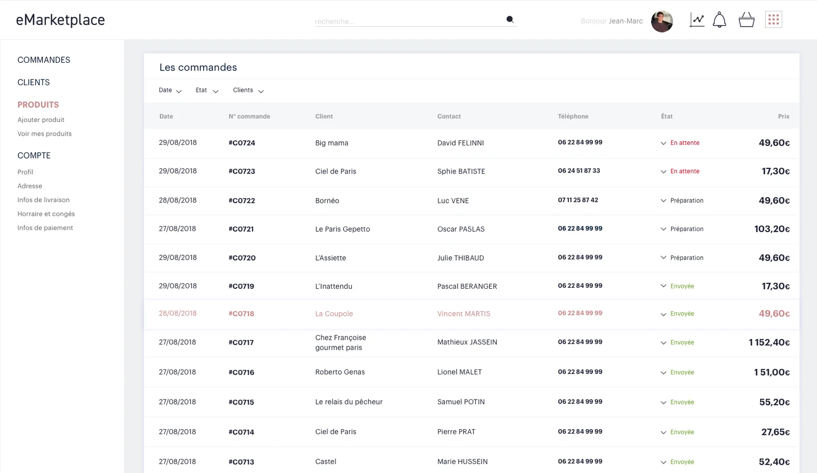 Image du projet Emarketplace